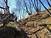 MONTE CASTELLO (croce 1425 – cima 1474 m) da Valpiana di Serina il 26 febbraio 2022 - FOTOGALLERY